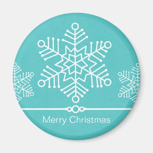 Snowflakes, kerstmagneet magneet (Voorkant)
