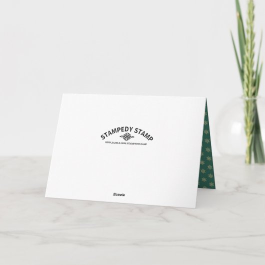 Snowflakes, kerstmis kaart (Achterkant)