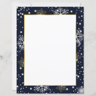 Snowflakes kerstpapier