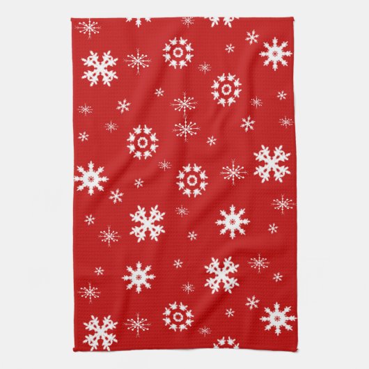 Snowflakes Kitchen Towel Theedoek (Verticaal)