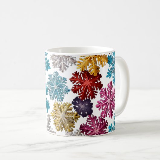 SNOWFLAKES KOFFIEMOK (Voorkant rechts)