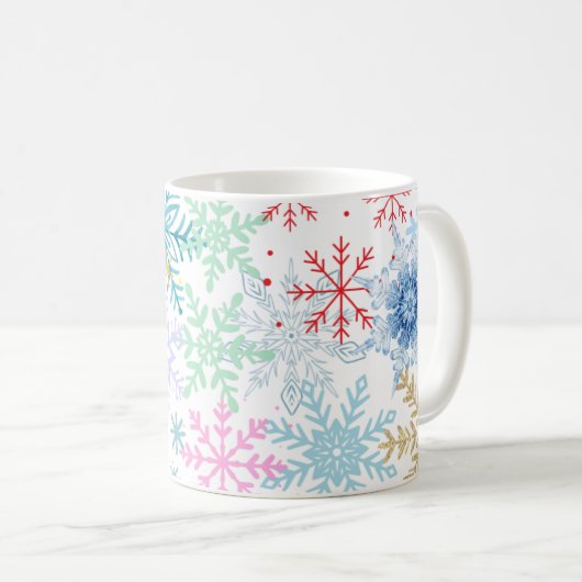 Snowflakes Koffiemok (Voorkant rechts)