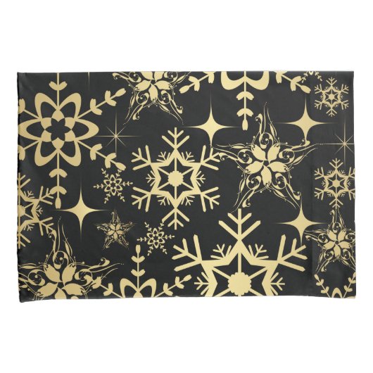 Snowflakes Kussensloop Set (Voorkant-Rechts)