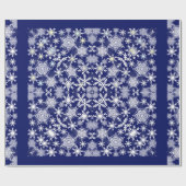 Snowflakes Lace Cadeaupapier (Vlak)