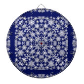 Snowflakes Lace Dartbord (Voorkant)
