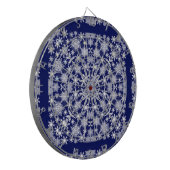 Snowflakes Lace Dartbord (Voorkant Links)