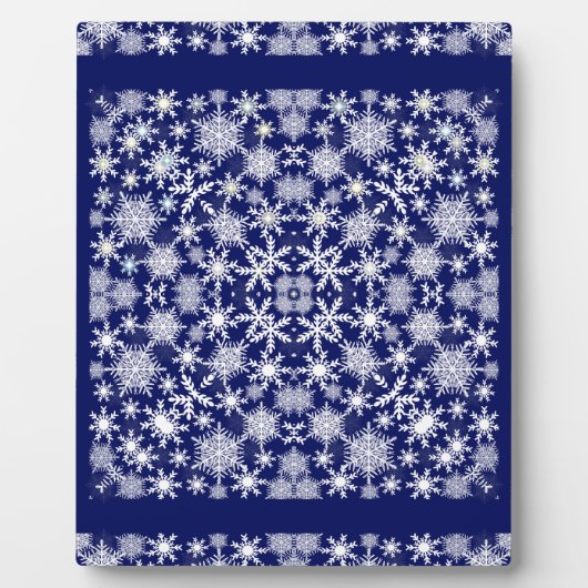 Snowflakes Lace Fotoplaat (Voorkant)