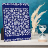 Snowflakes Lace Fotoplaat (Zijkant)