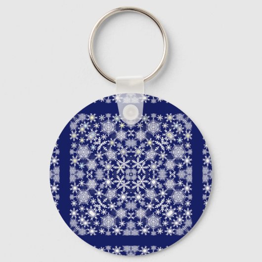 Snowflakes Lace Sleutelhanger (Voorkant)