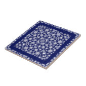 Snowflakes Lace Tegeltje (Zijkant)