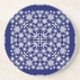 Snowflakes Lace Zandsteen Onderzetter
