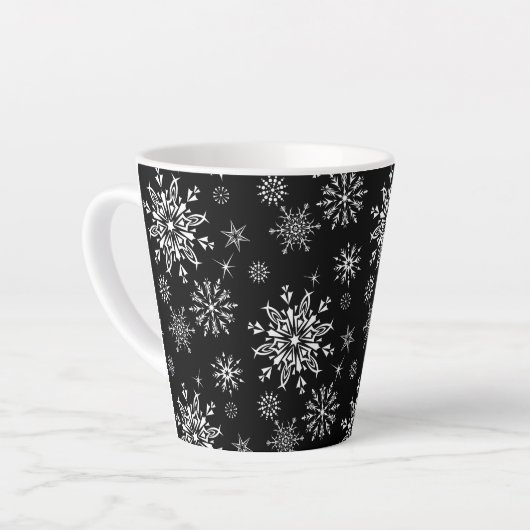 Snowflakes Latte Mok (Linkerhoek)