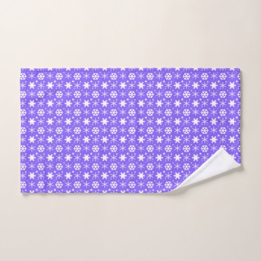 Snowflakes Lavender Bad Handdoek (Handdoek)