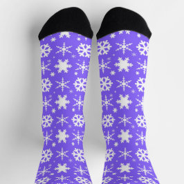 Snowflakes Lavender Sokken