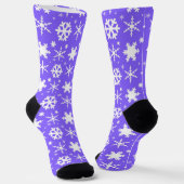 Snowflakes Lavender Sokken (Gebogen)