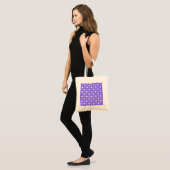 Snowflakes Lavender Tote Bag (Voorkant (model))