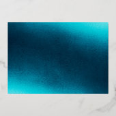 Snowflakes Light & Photo(s) Holiday Folie Uitnodiging (Achterkant)