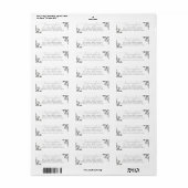 Snowflakes Love Peace Joy Kisses Weddenschap Etiket (Full Sheet)