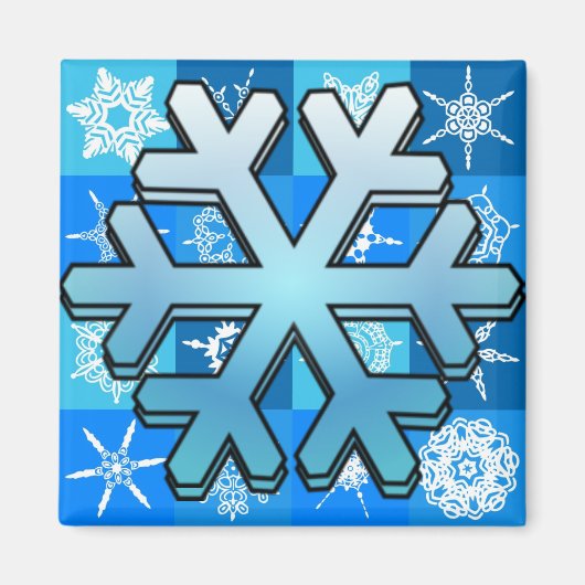Snowflakes Magnet (Voorkant)