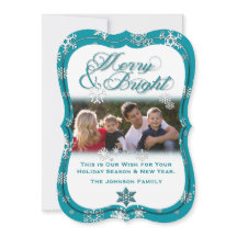 Snowflakes ・ Merry ・ Bright ・ Feestdagen ・ Nieuwja