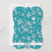 Snowflakes ・ Merry ・ Bright ・ Feestdagen ・ Nieuwja Feestdagenkaart (Achterkant)