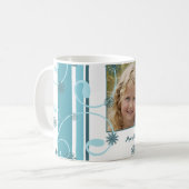 Snowflakes Merry Kerstmis Mok (Voorkant links)