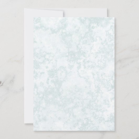 Snowflakes Merry Kerstmis One Photo Holiday Card Aankondiging (Achterkant)