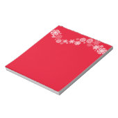 Snowflakes, met notitieblok kerst (Linkerzijde)