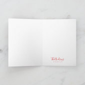 Snowflakes met prettig kerstcadeau feestdagen kaart (Binnen)