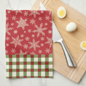 Snowflakes Microfiber Kitchen Towel Theedoek (Quarter Fold)