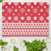 Snowflakes Microfiber Kitchen Towel Theedoek (Gevouwen)
