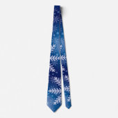 Snowflakes op Stropdas van de Blauwe Hemelvaart (Voorkant)