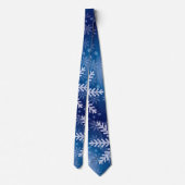 Snowflakes op Stropdas van de Blauwe Hemelvaart (Achterkant)