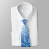 Snowflakes op Stropdas van de Blauwe Hemelvaart (Gebonden)