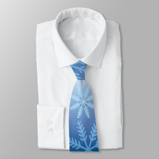 Snowflakes op Stropdas van de Blauwe Hemelvaart (Gebonden)