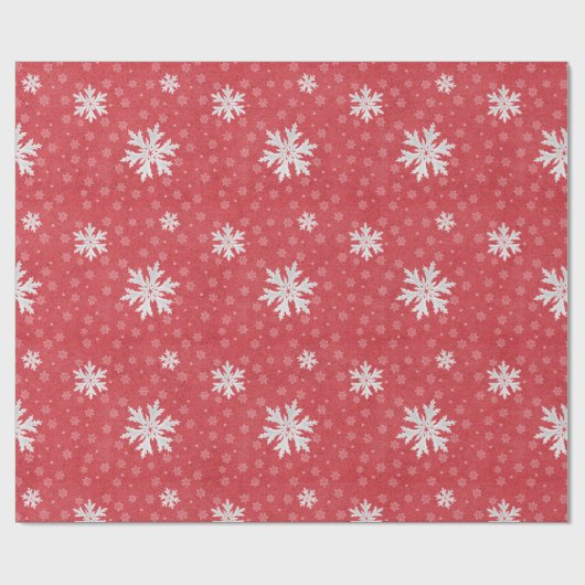 Snowflakes op uitnodiging van kerstavond Napkins T Cadeaupapier (Vlak)