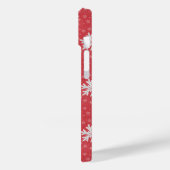 Snowflakes op uitnodiging van kerstavond Napkins T Case-Mate iPhone Case (Achterkant / Links)