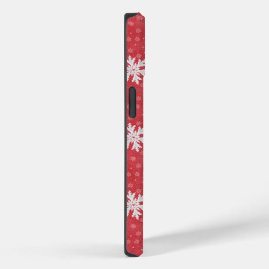 Snowflakes op uitnodiging van kerstavond Napkins T Case-Mate iPhone Case (Achterkant / Rechts)