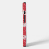 Snowflakes op uitnodiging van kerstavond Napkins T Case-Mate iPhone Case (Achterkant / Links)