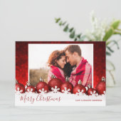 Snowflakes Ornamenten Kerstmis Feestdagenkaart (Staand voorkant)