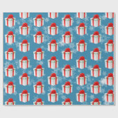 Snowflakes, papier voor het zoete kerstcadeautje (Vlak)