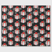 Snowflakes, papier voor het zoete kerstcadeautje (Vlak)