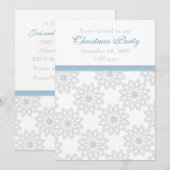 Snowflakes Party-uitnodigingen Kaart (Voorkant / Achterkant)