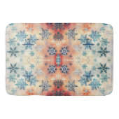 Snowflakes Patroon - Bath Mat (Voorkant)