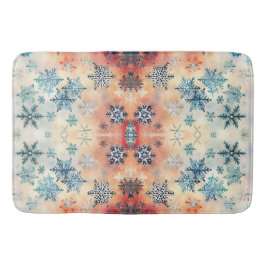  Snowflakes Patroon - Bath Mat