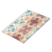  Snowflakes Patroon - Blocnote (Schuin)