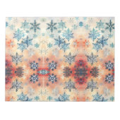  Snowflakes Patroon - Blocnote (Voorkant)