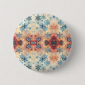  Snowflakes Patroon - Button (Voorkant)