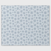 Snowflakes patroon cadeaupapier (Vlak)