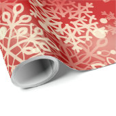 Snowflakes patroon cadeaupapier (Rol Hoek)